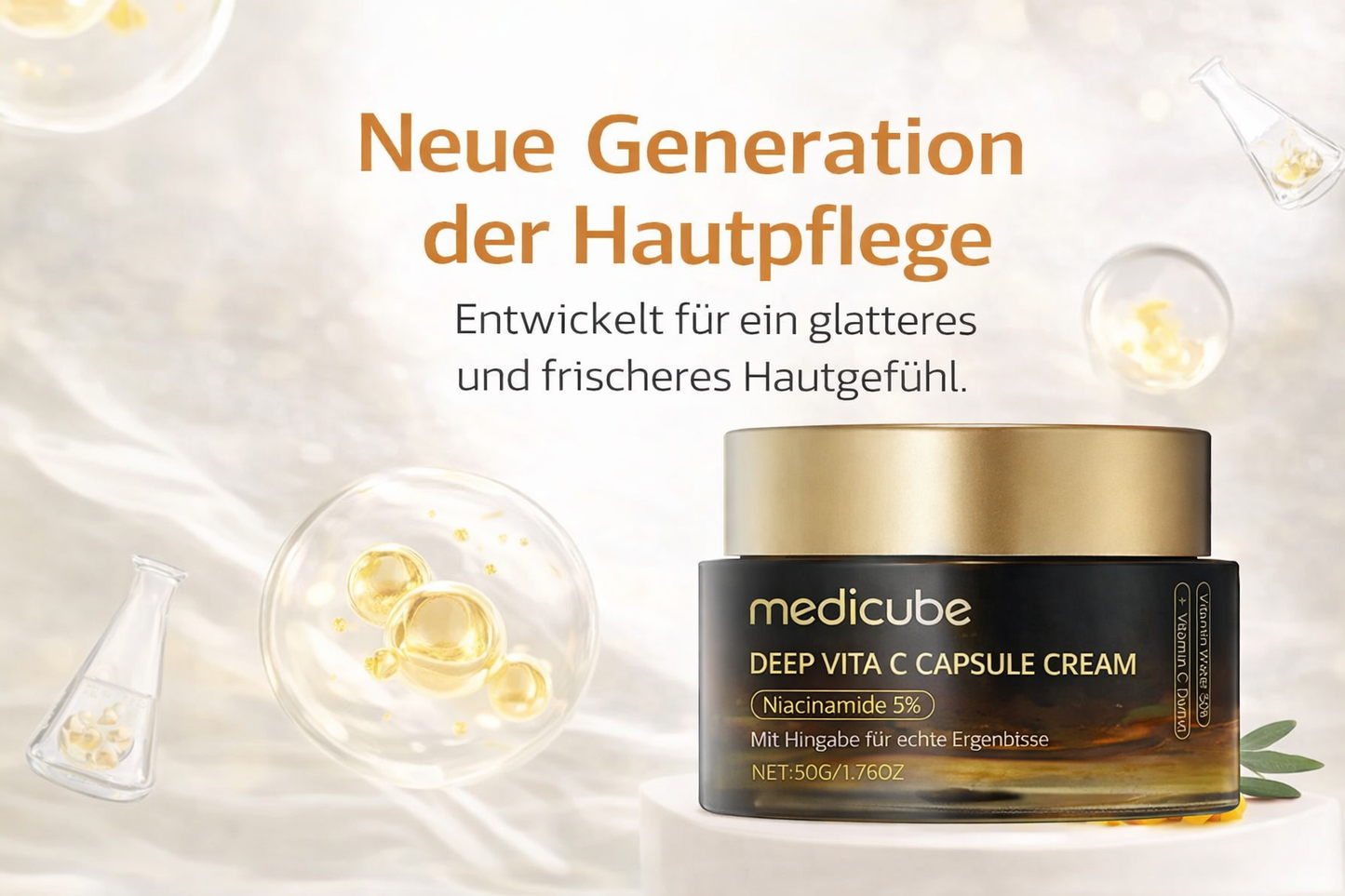 Vitamin C Capsule Creme – Für strahlende Haut