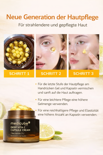 Vitamin C Capsule Creme – Für strahlende Haut